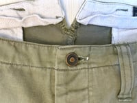 Image 3 of Shuttle Notes cotton military chinos, fit 32 x 28