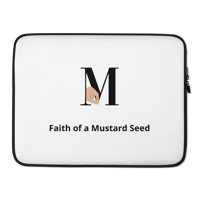 Image 1 of MamaFe Black Font Laptop Sleeve