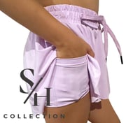 Image 2 of Lacey Butterfly Shorts - Light Purple
