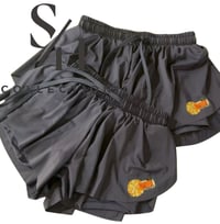 Image 3 of Lacey Butterfly Shorts - Navy