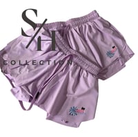 Image 3 of Lacey Butterfly Shorts - Light Purple