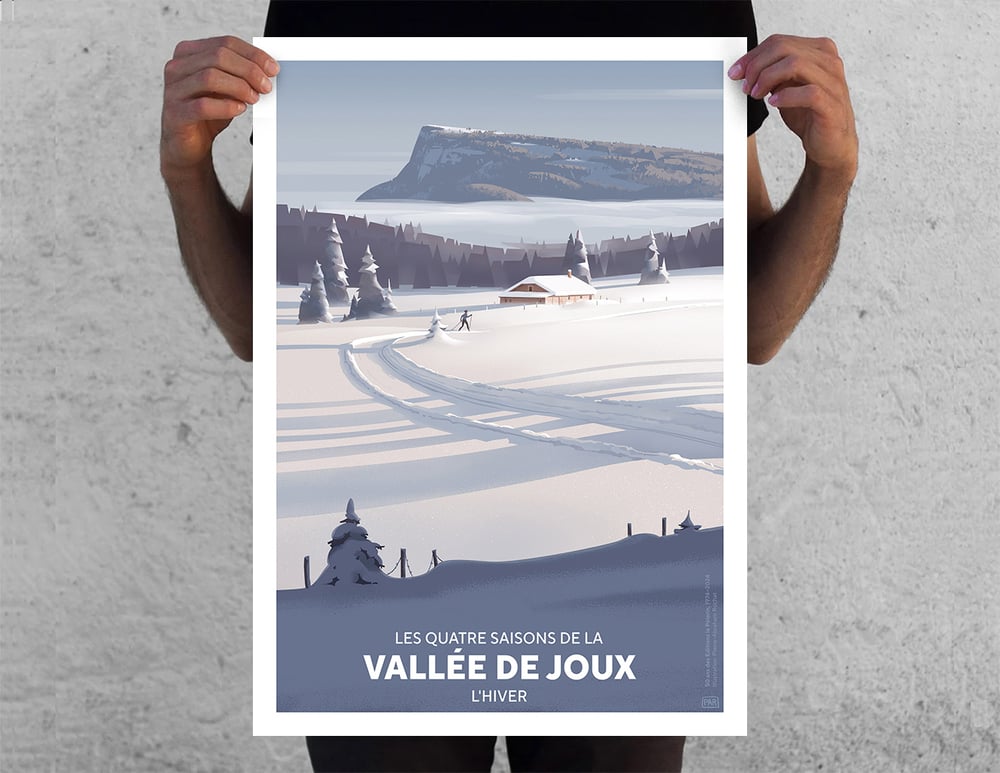 Image of Série de 4 affiches "Vallée de Joux"