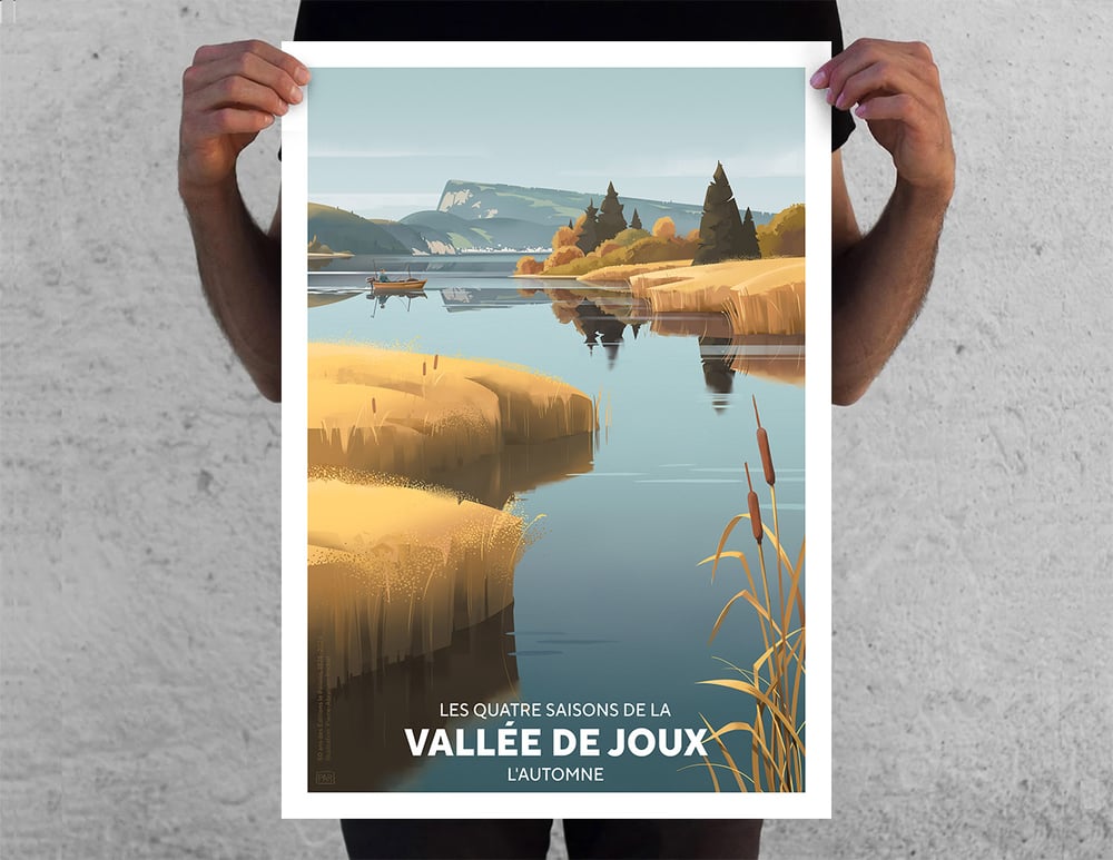 Image of Série de 4 affiches "Vallée de Joux"