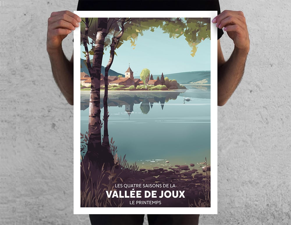 Image of Série de 4 affiches "Vallée de Joux"