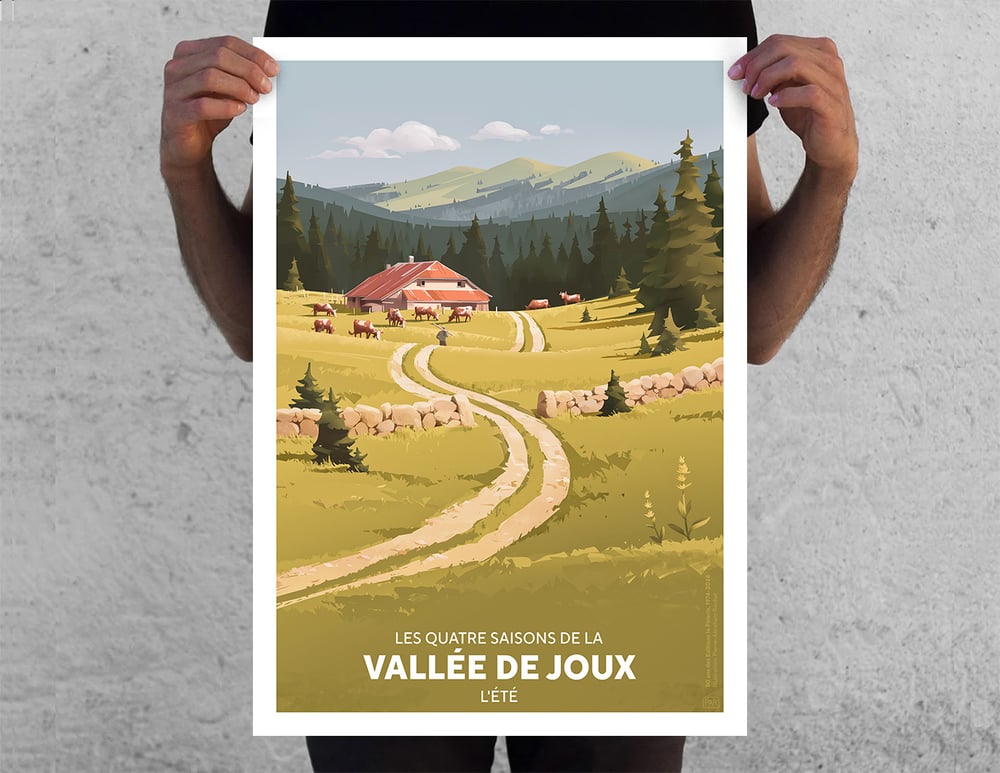 Image of Série de 4 affiches "Vallée de Joux"