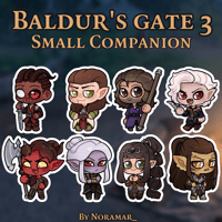 Image 1 of [PRE-ORDER] BALDUR'S GATE 3 - Mini Keychain