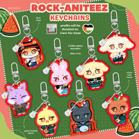 Image 1 of [PRE-ORDER] ROCK-ANITEEZ KEYCHAIN