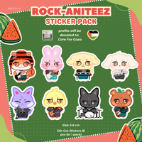 [PRE-ORDER] ROCK-ANITEEZ STICKER PACK