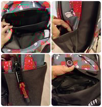 Image 2 of 🍄 NEFF Microdose Mushroom Structure Backpack - Amanita - Cottagecore Daily Bag