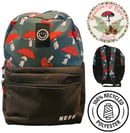 Image 1 of 🍄 NEFF Microdose Mushroom Structure Backpack - Amanita - Cottagecore Daily Bag