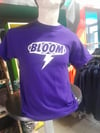 T-SHIRT VIOLA LOGO FULMINE