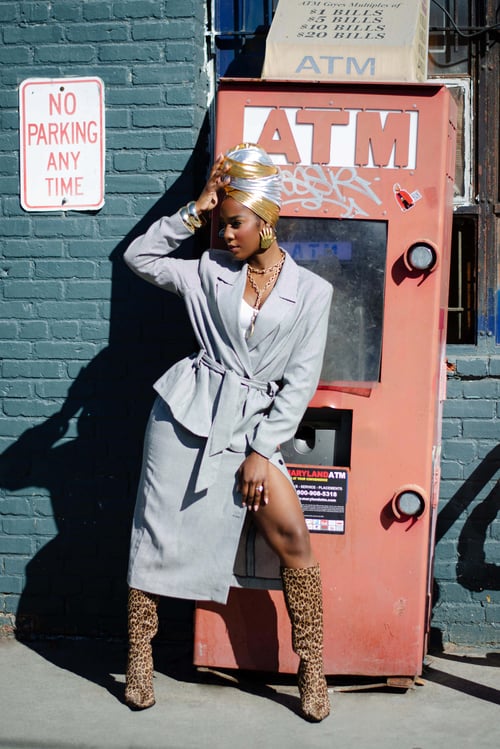 Image of Vintage Rozelin Double Breasted Belted Skirt Suit