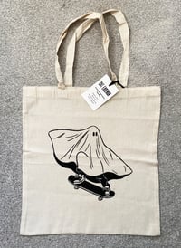 MISPRINTED Skating Ghost Tote Bag