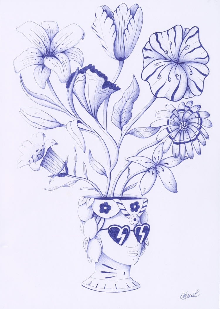 Image of Funky italian Vase 