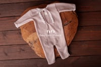 Image 5 of Newborn romper pillow headband beige