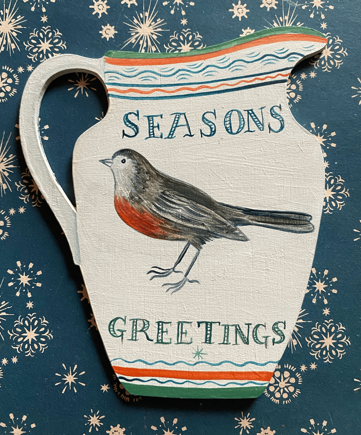 Image of Seasons greetings medium jug (34)