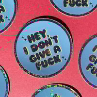 Sticker I don't give a fuck 