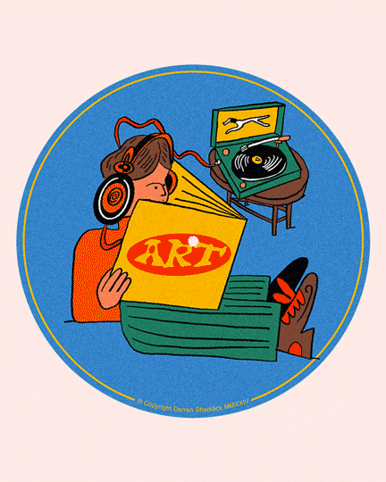 An Evening Well Spent - 12" Slipmat Image 2