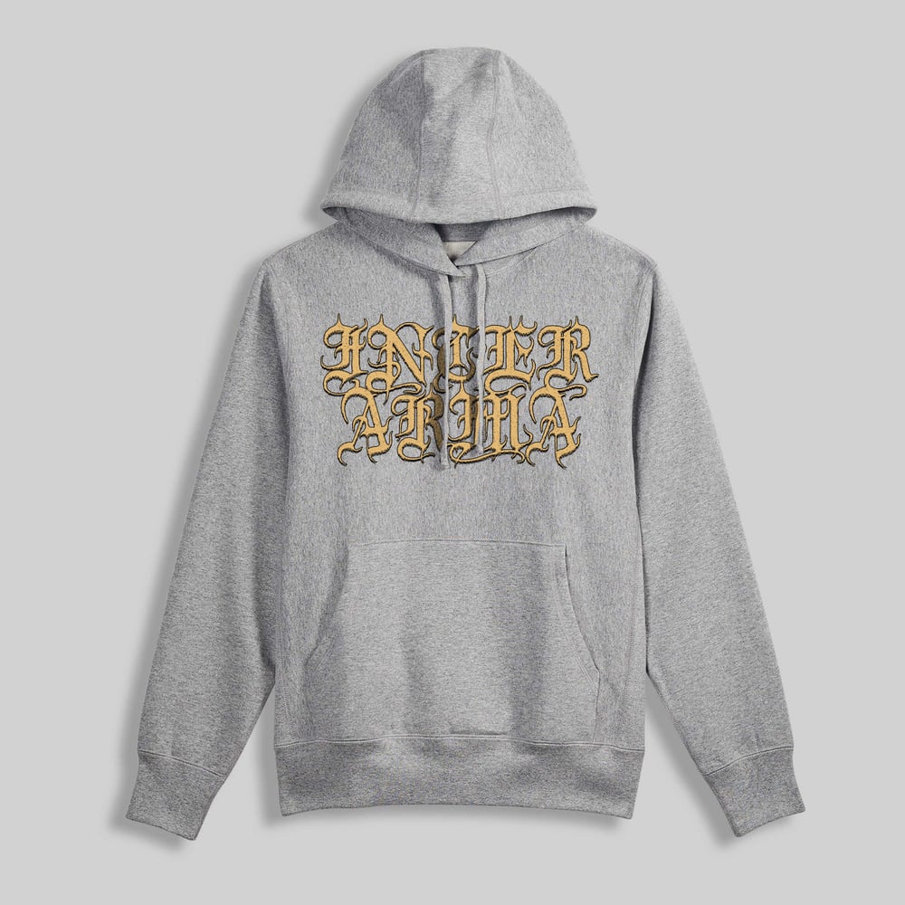 Image of ATHLETIC GRAY HARRISON NEW HEAVEN PULLOVER HOODIE