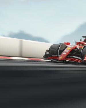 Image of Red and Silver F1