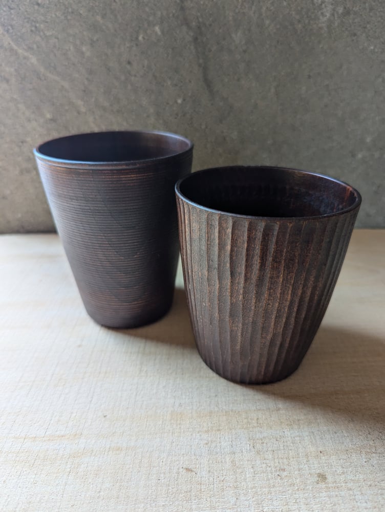 Image of Textured beakers