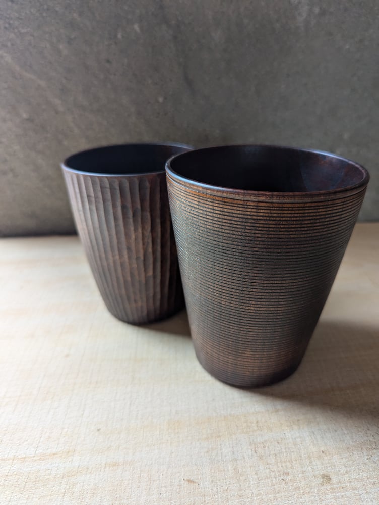 Image of Textured beakers