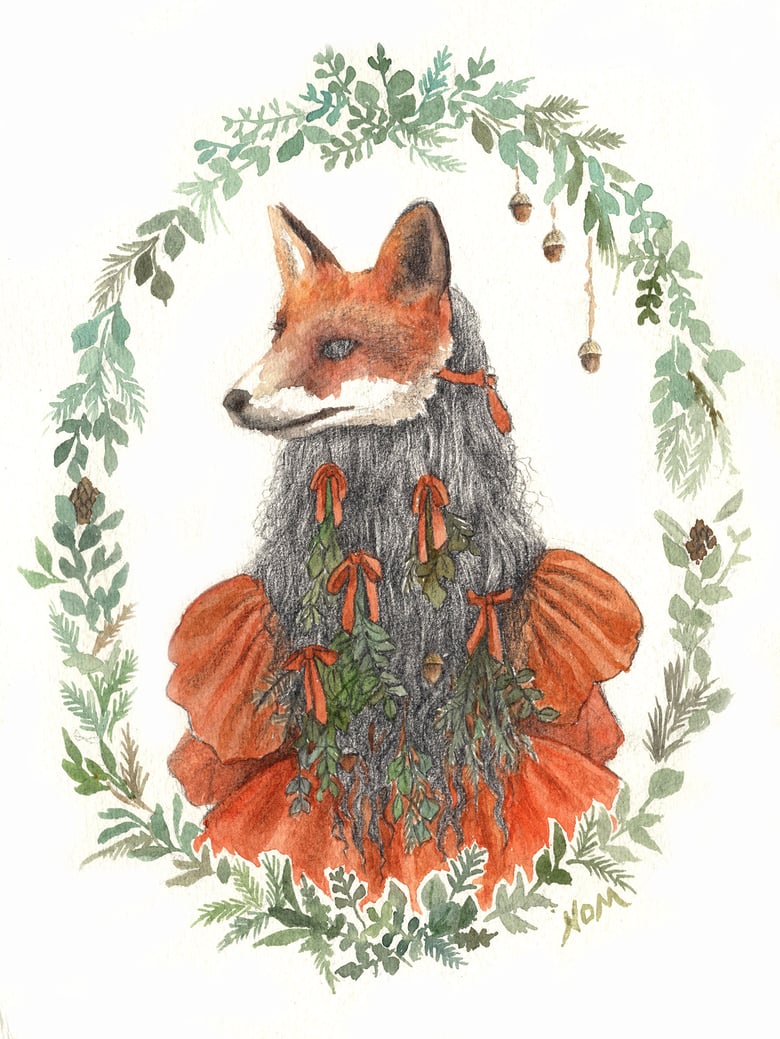 Image of 'Fox' Original Artwork by Nom Kinnear King