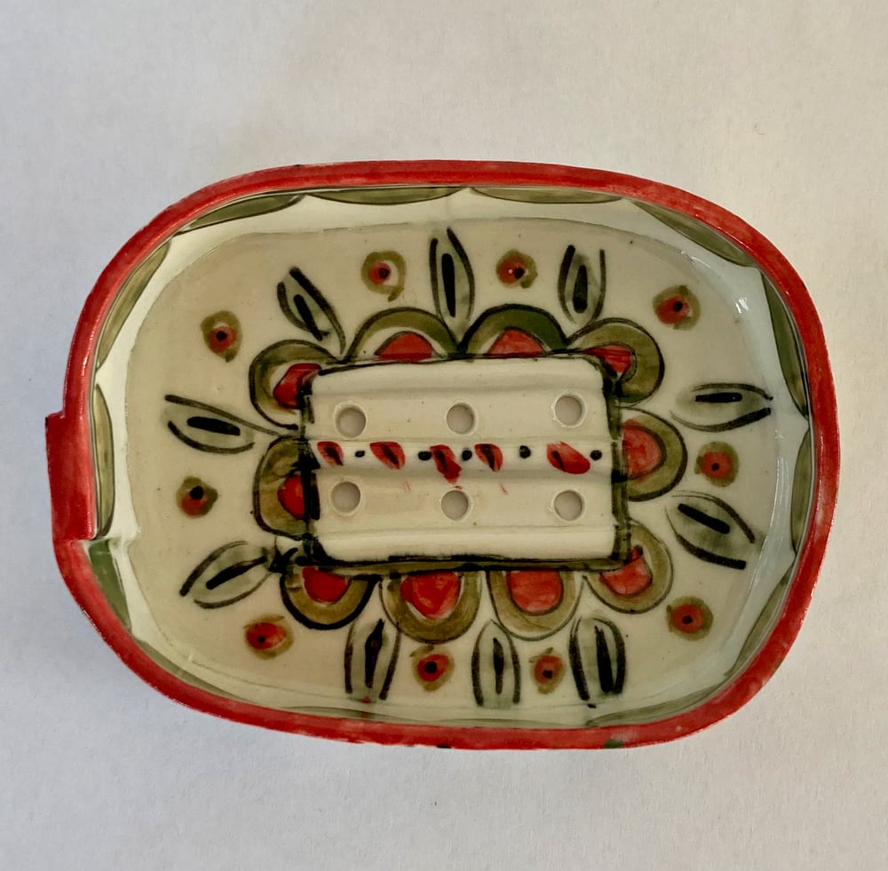 Image of Soap dishes Pink and Blue designs