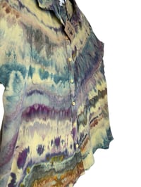 Image 5 of ♻️ UPCYCLED XL Resort Shirt in Earthy Agate Ice Dye