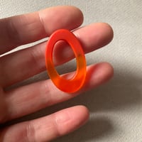 Image 4 of NEW orange dipped hoops