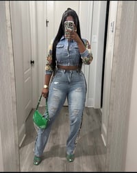 Image 2 of DENIM FLOWER BOMB SET 