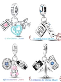 Image 1 of Traveler's Charms (real 925 Sterling Silver)