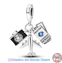 Image 3 of Traveler's Charms (real 925 Sterling Silver)