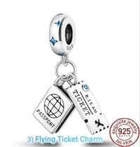 Image 4 of Traveler's Charms (real 925 Sterling Silver)