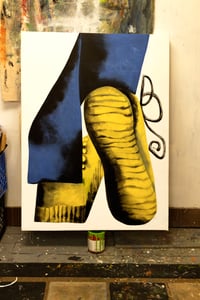 Image 2 of Big Yellow Shoe Watercolor 