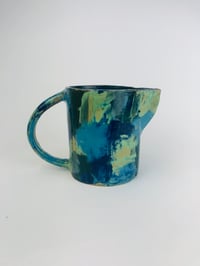 Image 1 of Painted Jug - Blue