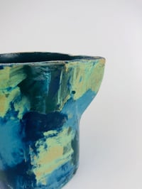 Image 3 of Painted Jug - Blue