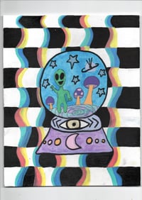 Trippy Mystic Canvas 