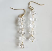 Image 2 of Glittering Herkimer Diamond Earrings