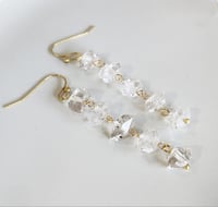 Image 4 of Glittering Herkimer Diamond Earrings