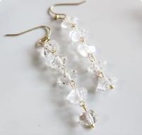 Image 3 of Glittering Herkimer Diamond Earrings