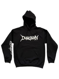 Dungeon 'BREAK THE CHAIN' LOGO HOOD  Black