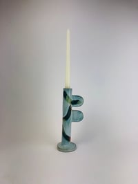 Image 4 of Teal Candlesticks 