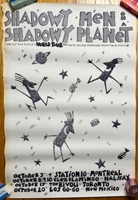 Image 1 of Shadowy Men on a Shadowy Planet tour poster