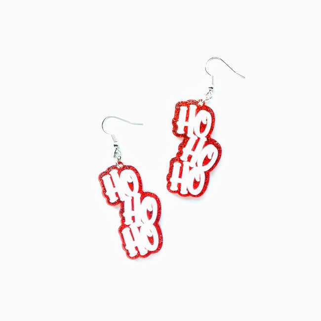 Holly Jolly Acrylic Earrings