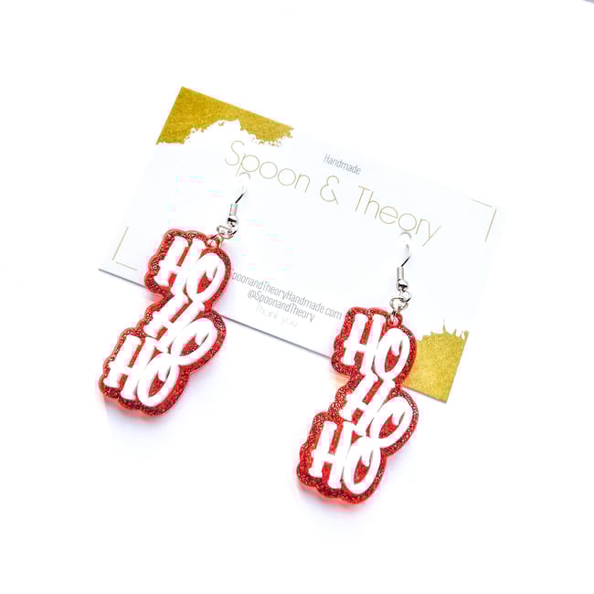 Holly Jolly Acrylic Earrings