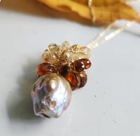 Image 1 of Honey Gemstone Necklace