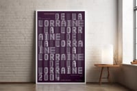 Image 1 of De la Lorraine | Affiche signée par Philippe Apeloig