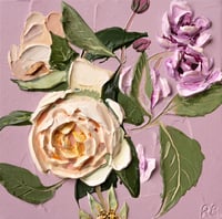 Image 1 of LAST ROSES ON MAUVE - GICLÉE PRINT