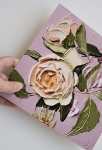 Image 2 of LAST ROSES ON MAUVE - GICLÉE PRINT